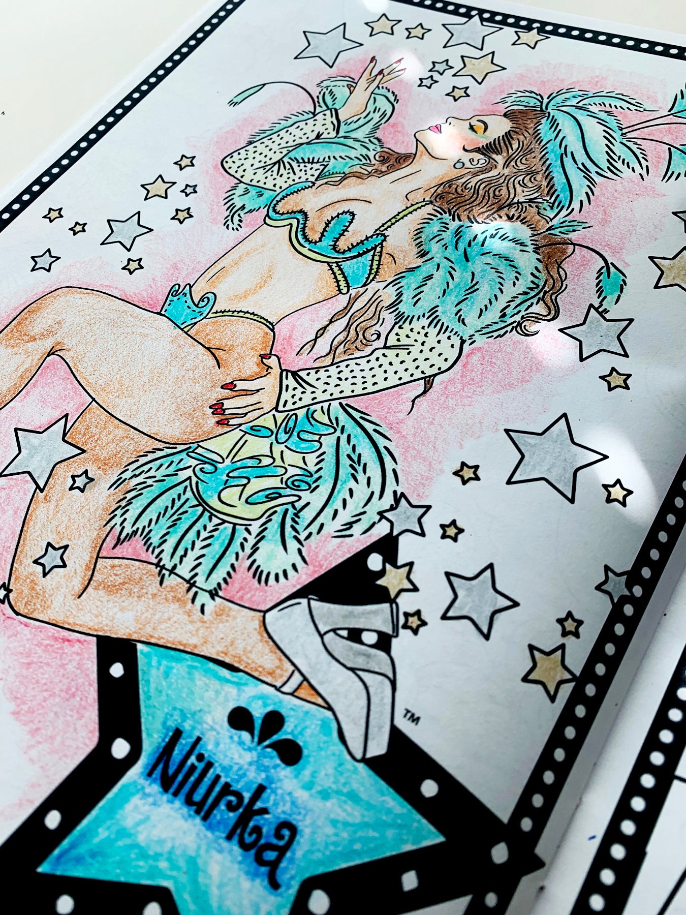 Mexiconsart Ficheras Niurka Coloring book