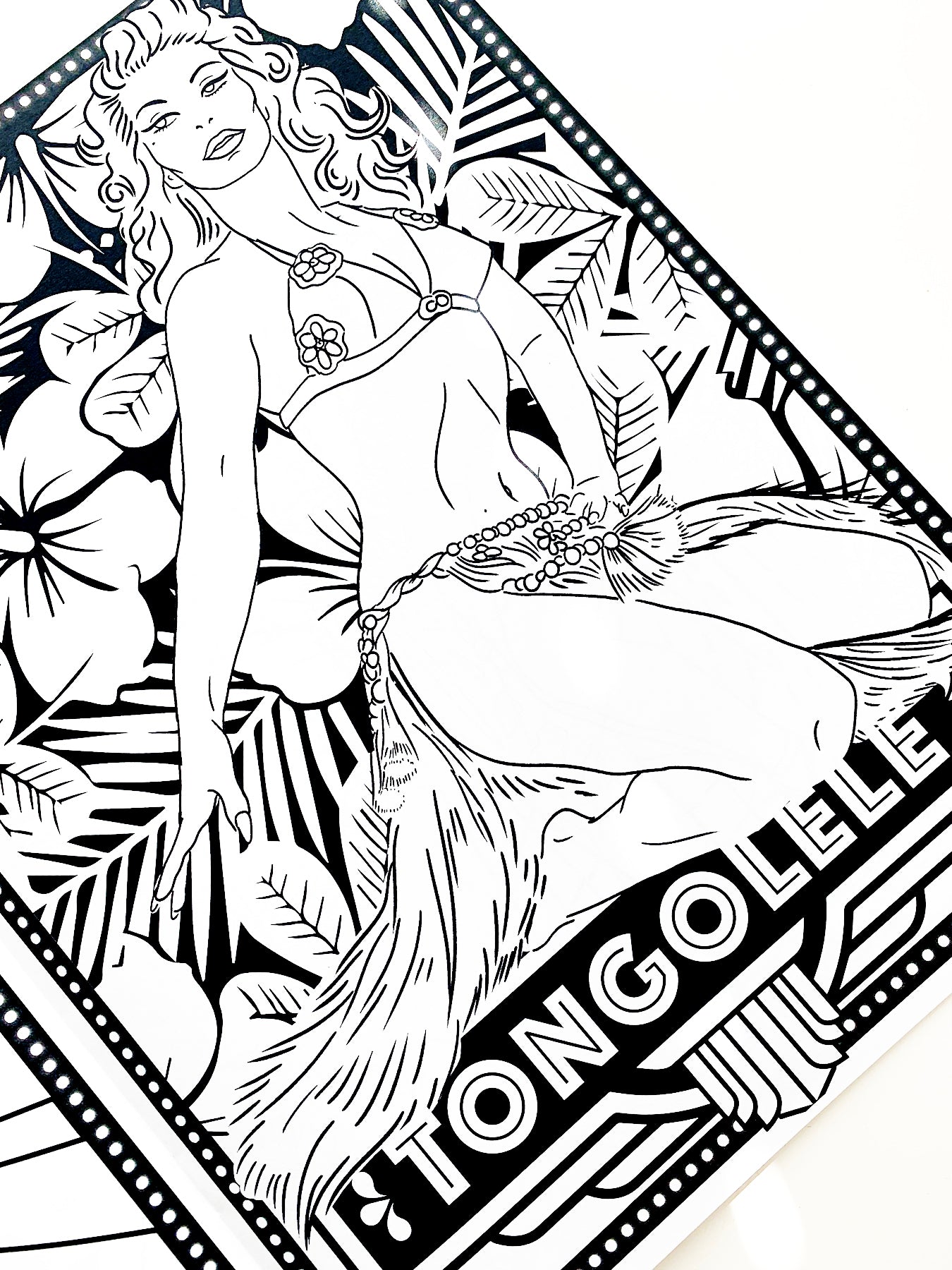 Mexiconsart Rumbera Tongolele Coloring book