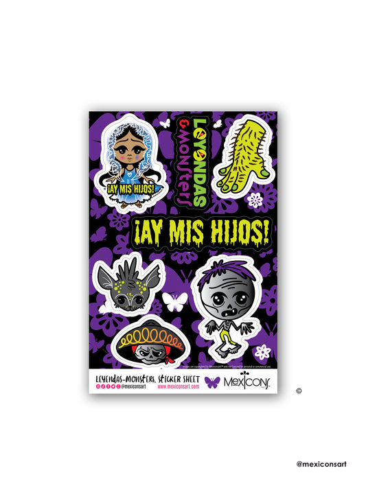 Leyendas, Sticker Sheet