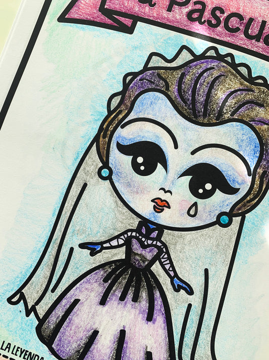 Mexiconsart La Llorona Coloring book