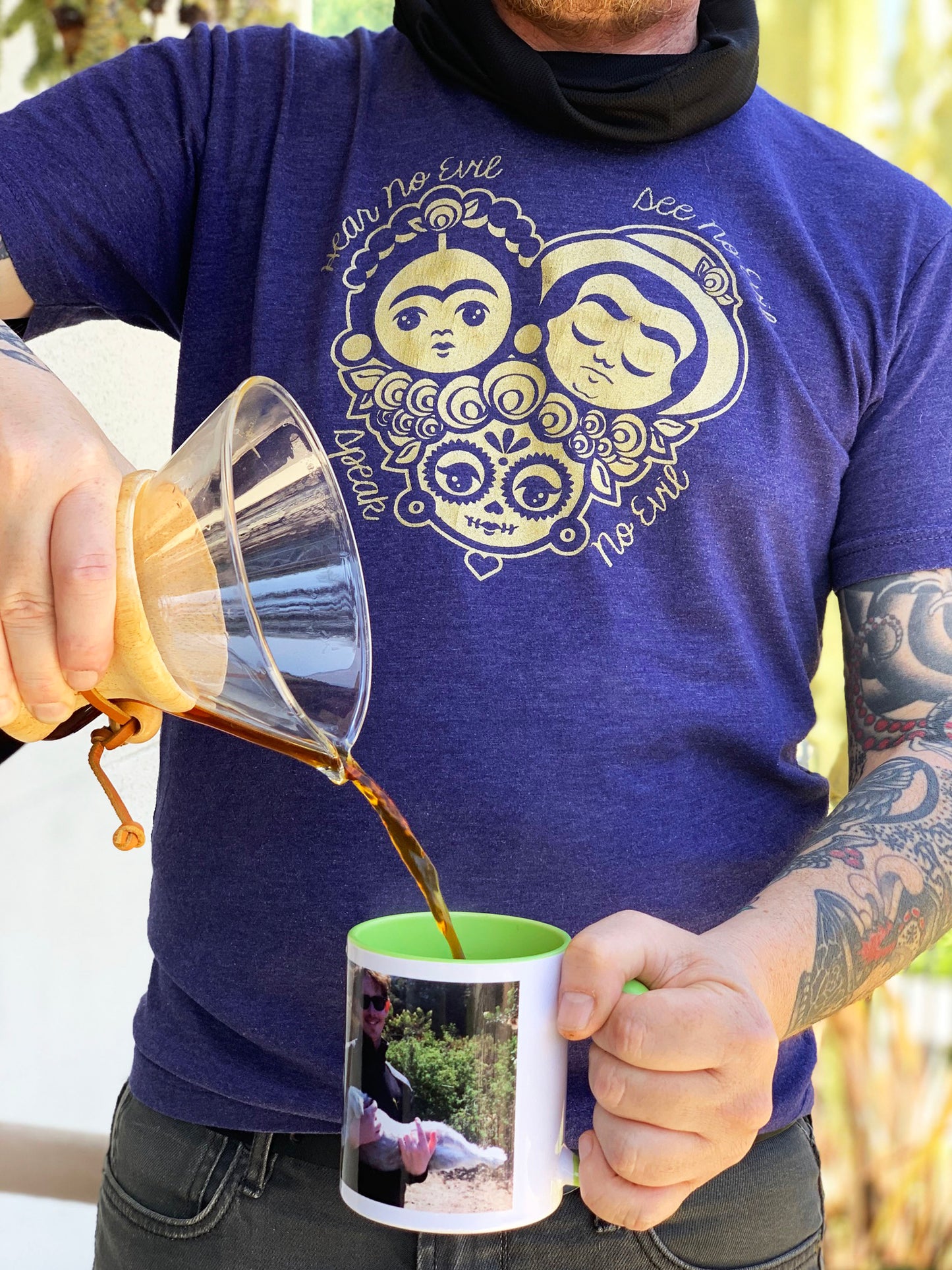 Mexicons Art Gold Catrina Tshirt