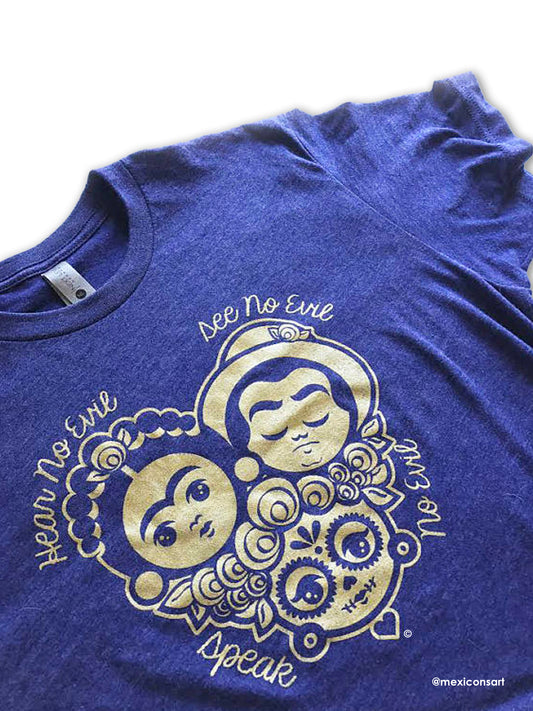 MexiconsArt Gold Catrina Tshirt