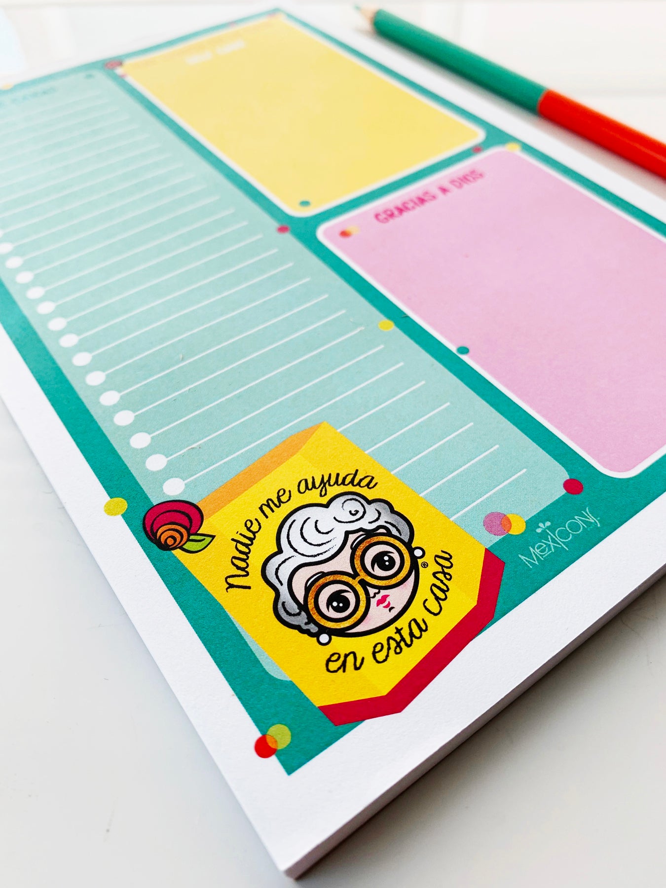 MexiconsArt, Chocolate Abuelita Notepad