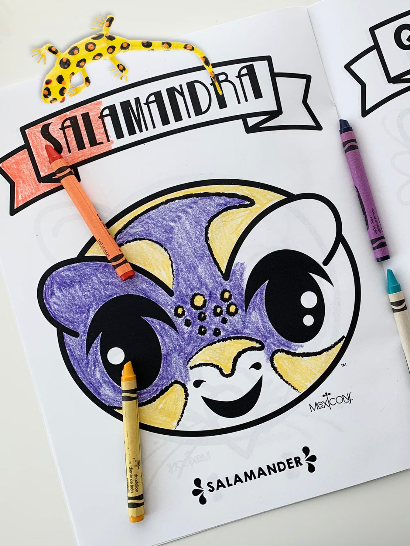 Mexicons Art Animals Coloring Book
