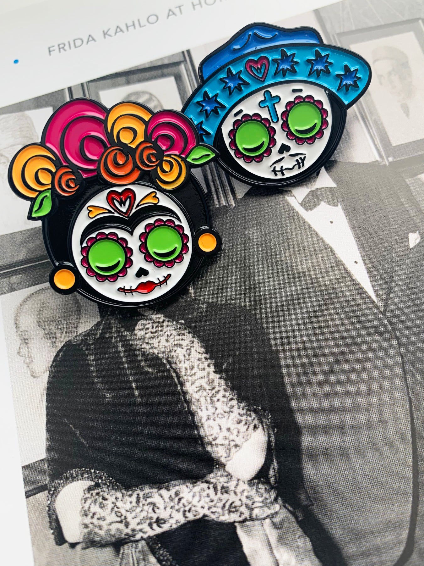 MexiconsArt Enamel Pin. Inspired and Parody of Pachuco. Original art copyright by Haydee Yanez for MexiconArt