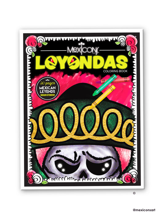 MexiconsArt Leyendas Coloring Book