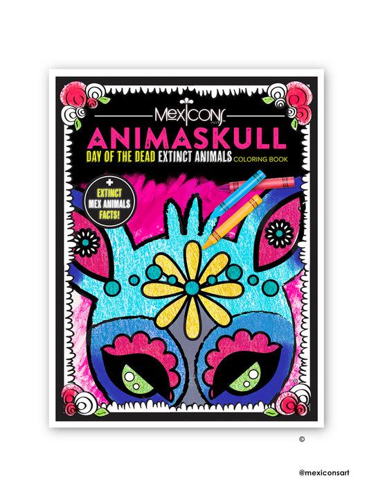 MexiconsArt Mexican Extinct Animals Coloring Book