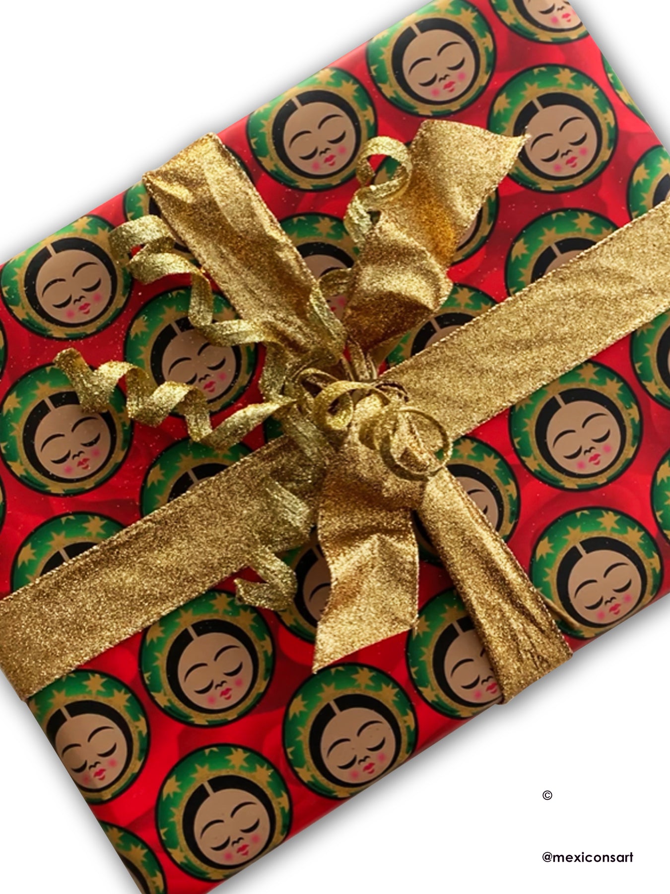 MexiconsArt, Wrapping Paper Virgen Guadalupe