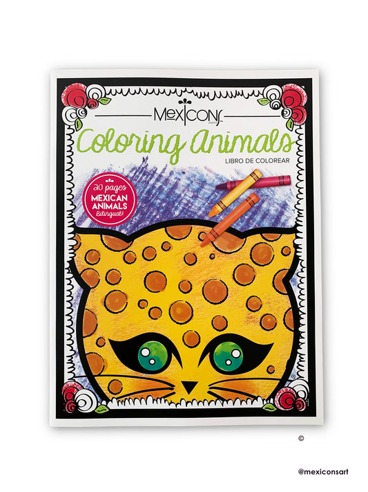 MexiconsArt Animals Coloring Book