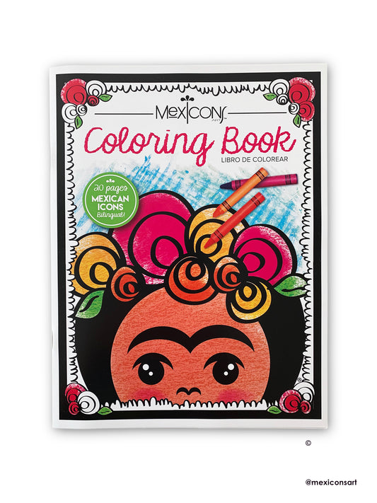 MexiconsArt Mexican Coloring Book